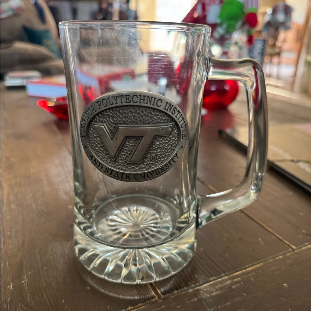 Virginia Polytechnic Institute Glass Mug